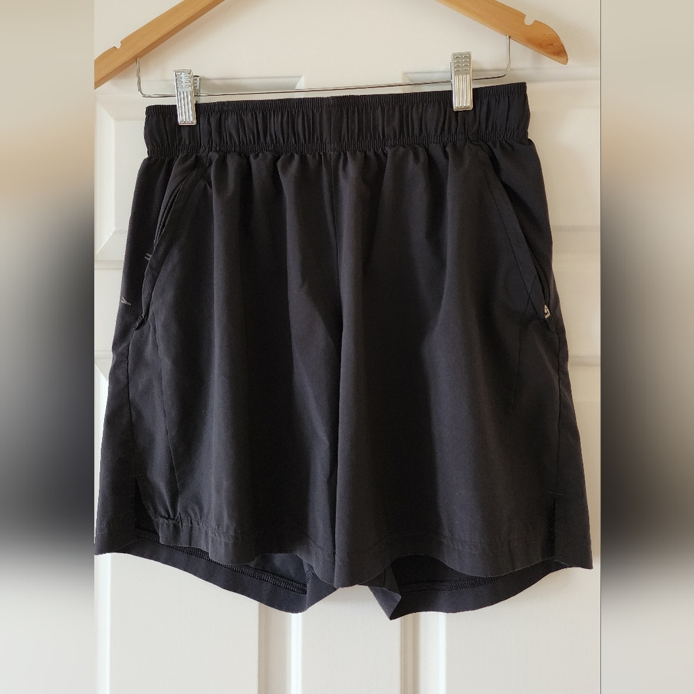 Black Gymshark Shorts with Zipper Pockets